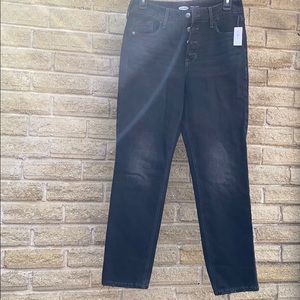 Old Navy Power Straight High Rise Cropped Jeans